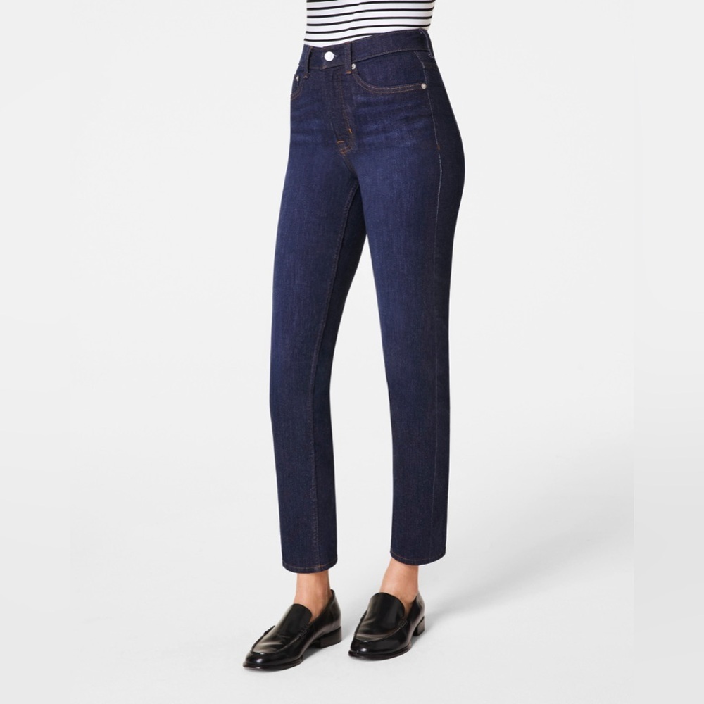 SPANXsculpt™ ReDefine Slim Straight Jeans Dark Wash Size 18 NWT Brand New